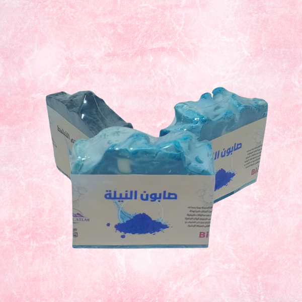 Savon naturel bleu indigo
